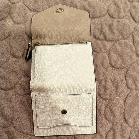 Coach Beige and Ivory Women's Wallet - Picture 2 of 3